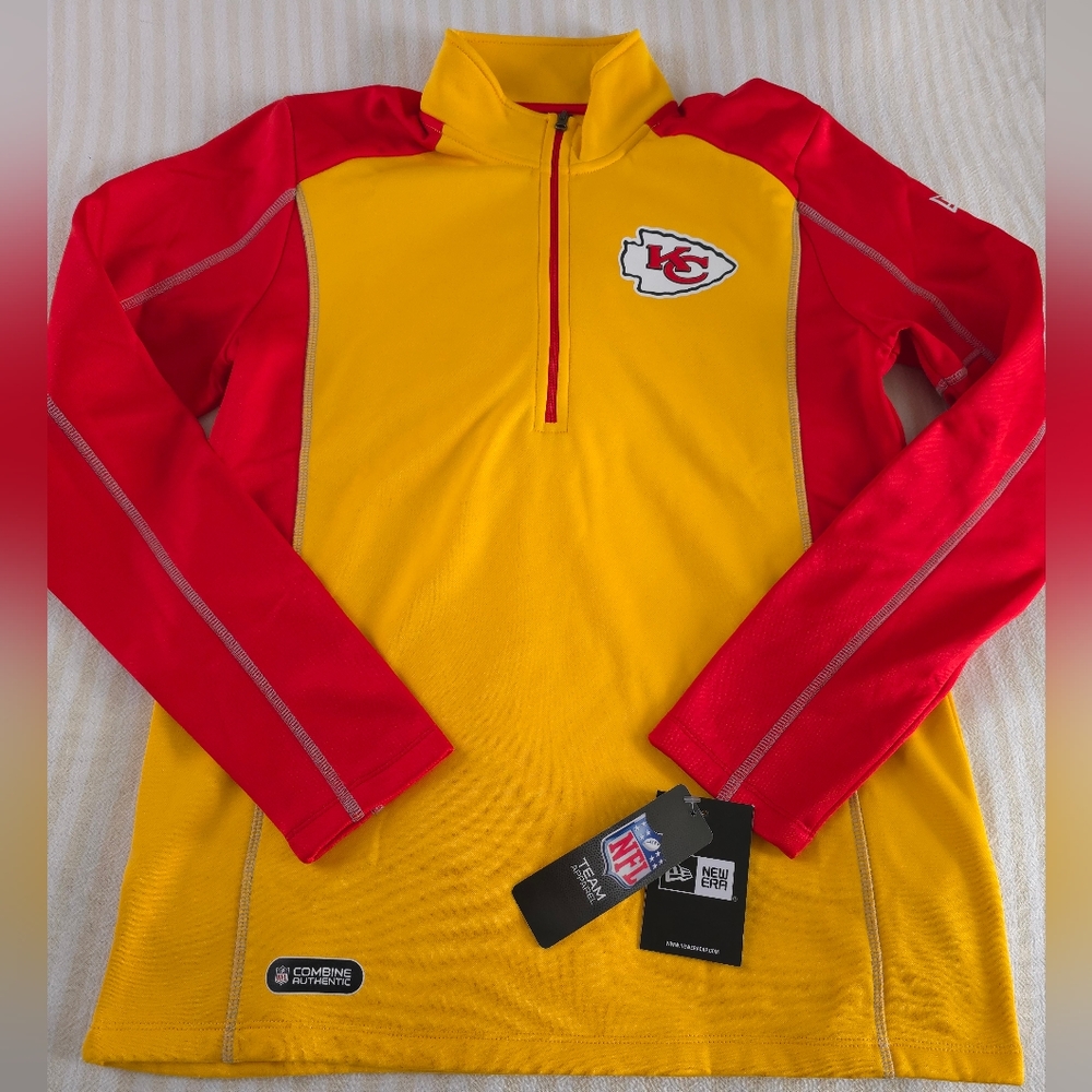 NFL New Era Kansas City Chiefs Quarter-Zip Size:Medium